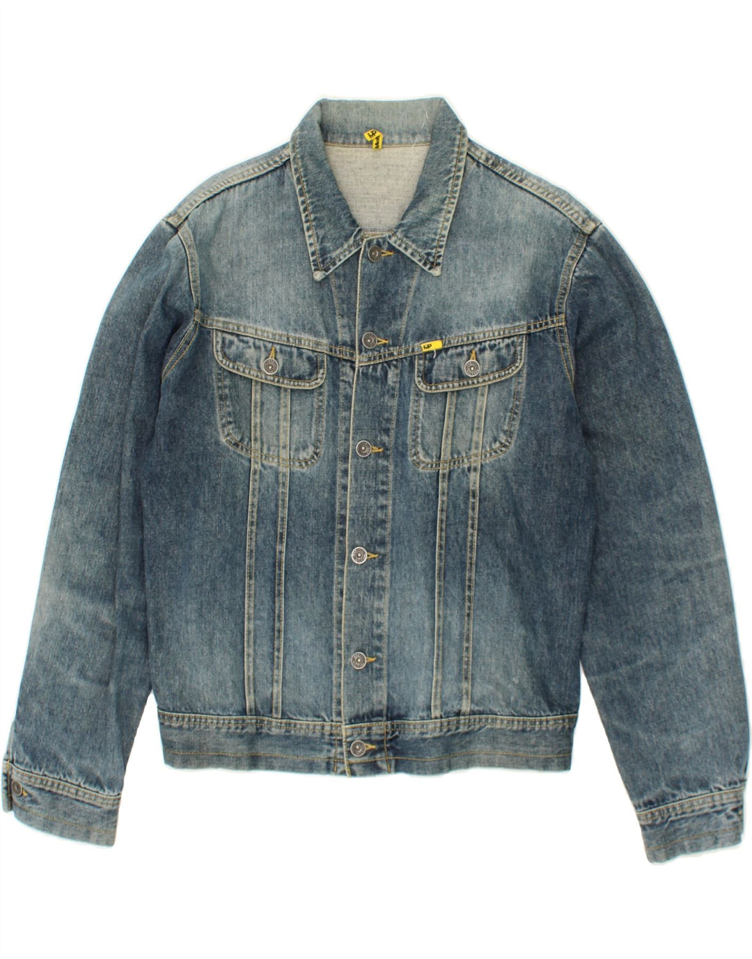 MELTIN' POT Giacca in denim da uomo UK 44 2XL Cotone blu