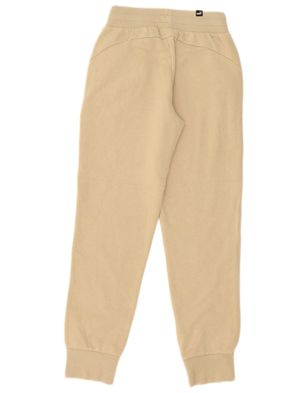 Pantaloni da tuta da donna Puma Joggers UK 2 2XS Cotone beige