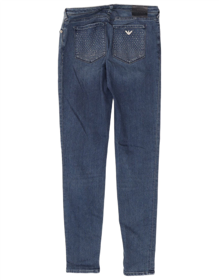 Jeans skinny da donna Armani W31 L32 cotone blu