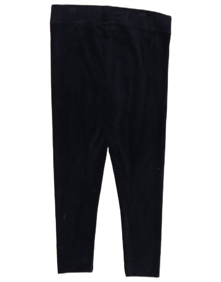 Leggings da donna Marks & Spencer UK 16 grande cotone blu navy
