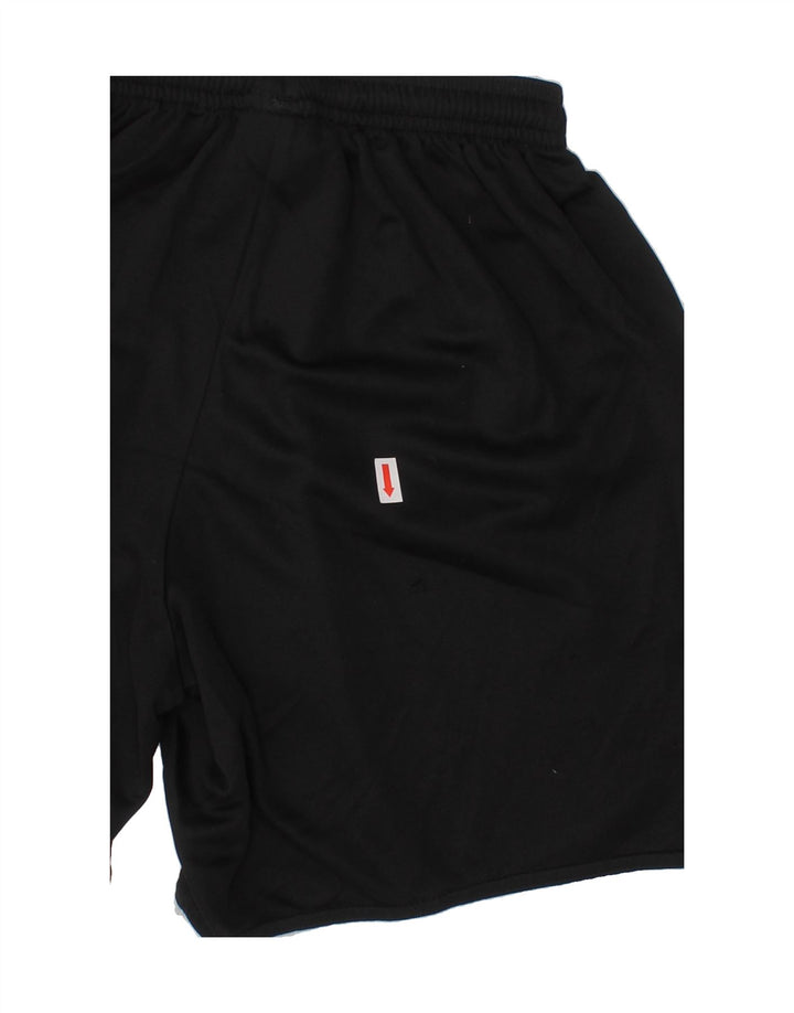 ADIDAS Boys Sport Shorts 7-8 Years Small Black Polyester Vintage Adidas and Second-Hand Adidas from Messina Hembry 