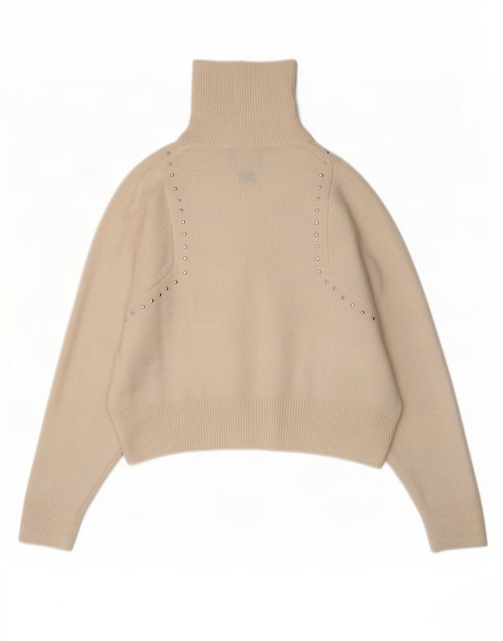 Maglione maglione a collo alto da donna The Kooples taglia 1 piccolo bianco sporco