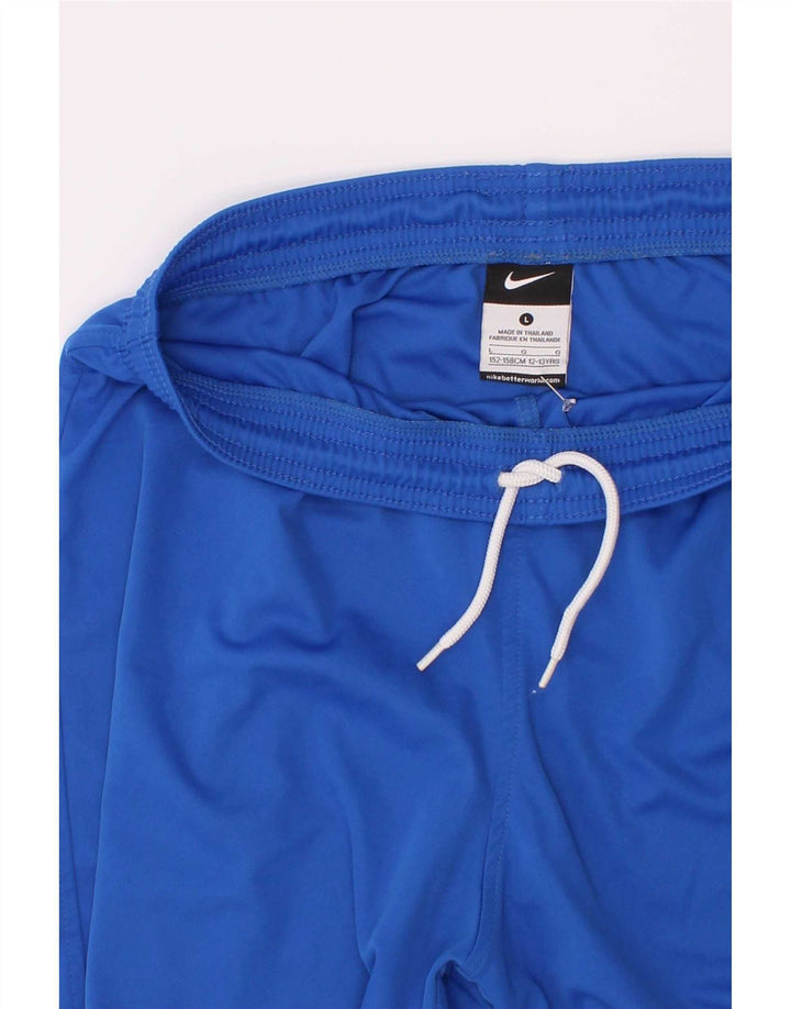 Pantaloncini sportivi Nike da ragazzo 12-13 anni Large Blu in poliestere