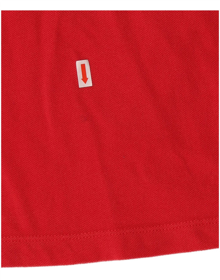 LOTTO Womens Polo Shirt UK 10 Small Red