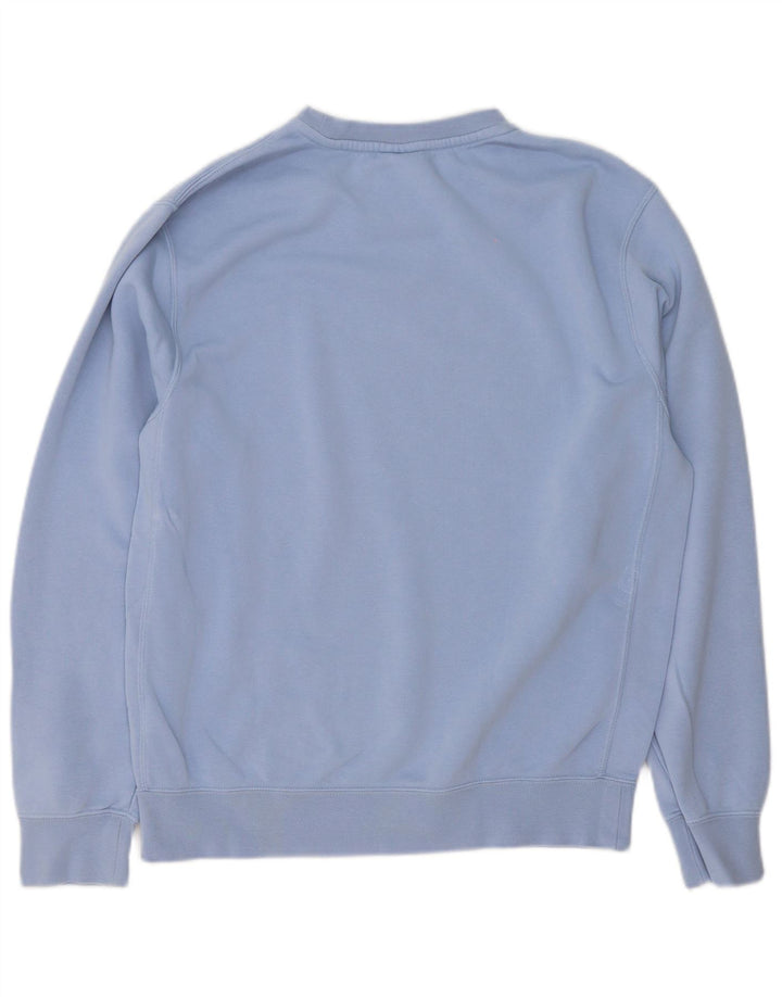 Felpa Nike Uomo Maglione Piccolo Blu Cotone