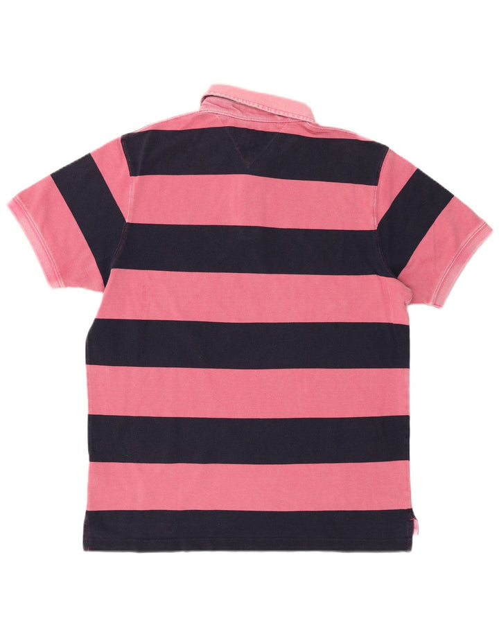 TOMMY HILFIGER Polo da rugby da uomo slim fit XL a righe rosa