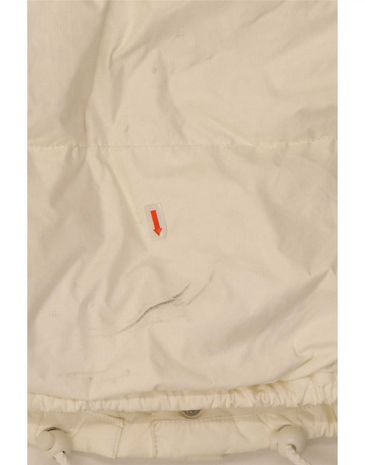 Giacca imbottita da uomo John F Gee UK 40 Large bianca in poliammide
