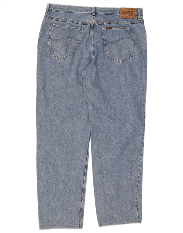 Jeans dritti da uomo Rifle W40 L30 in cotone blu