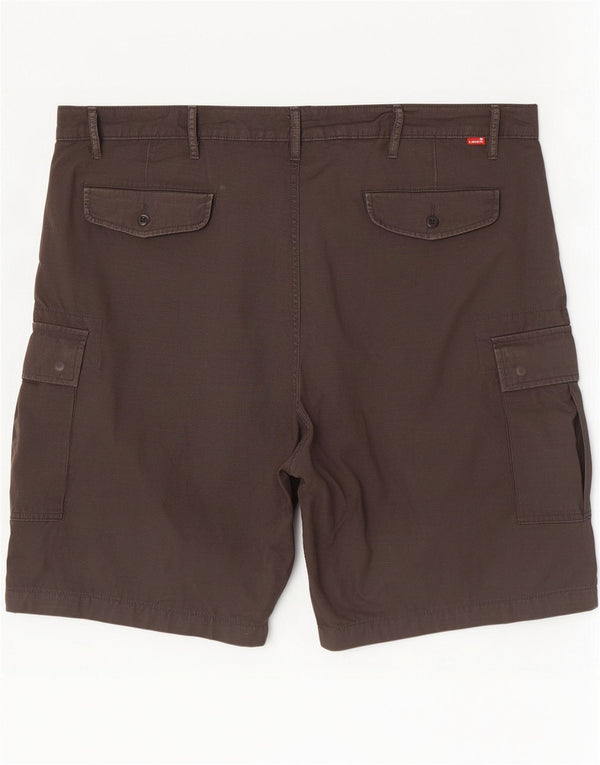 Pantaloncini cargo da uomo Levi's W44 2XL cotone grigio
