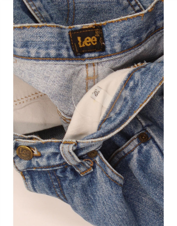 Pantaloncini di jeans da uomo Lee W32 Blu medio