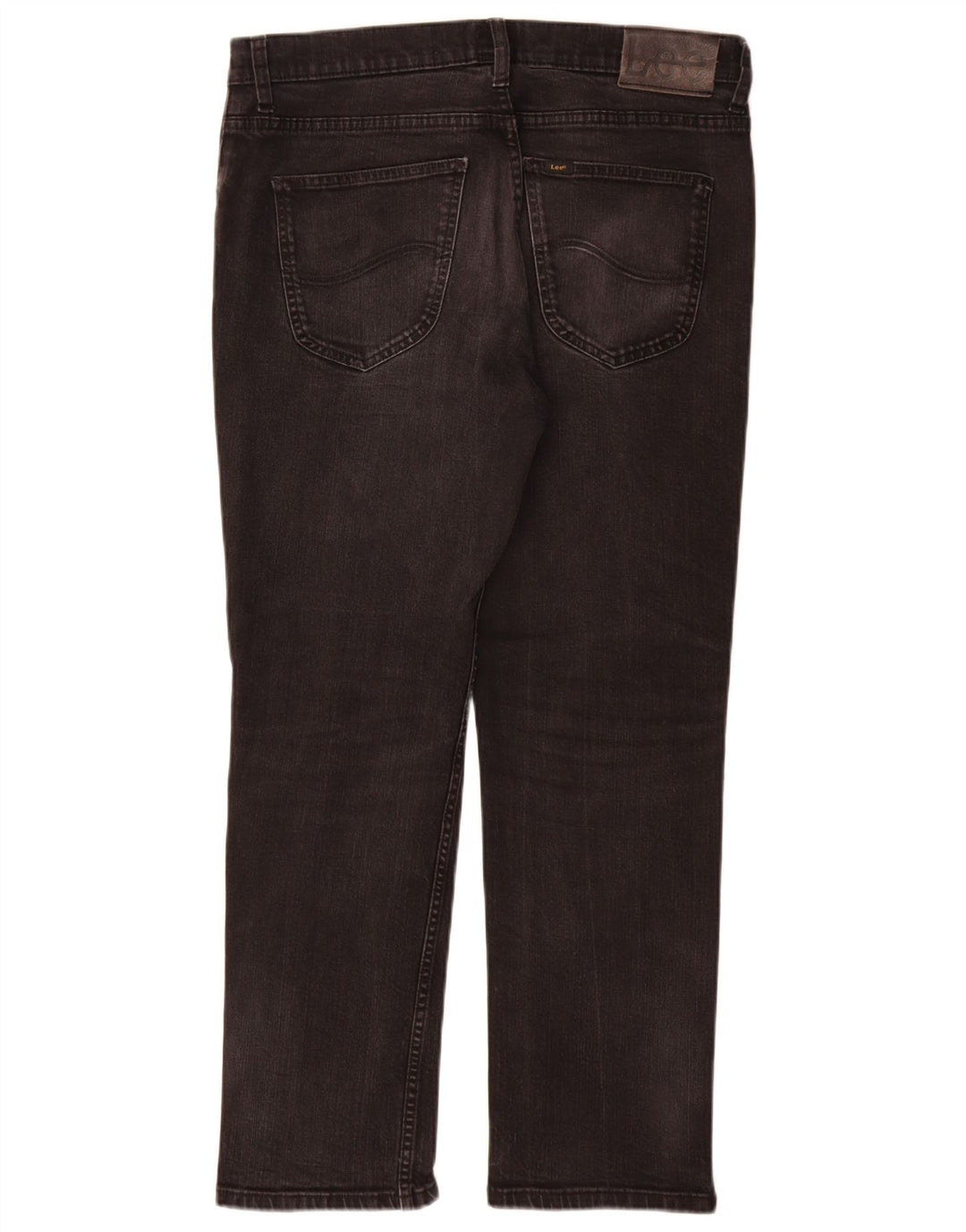 Jeans dritti da uomo Lee Brooklyn W34 L30 cotone nero