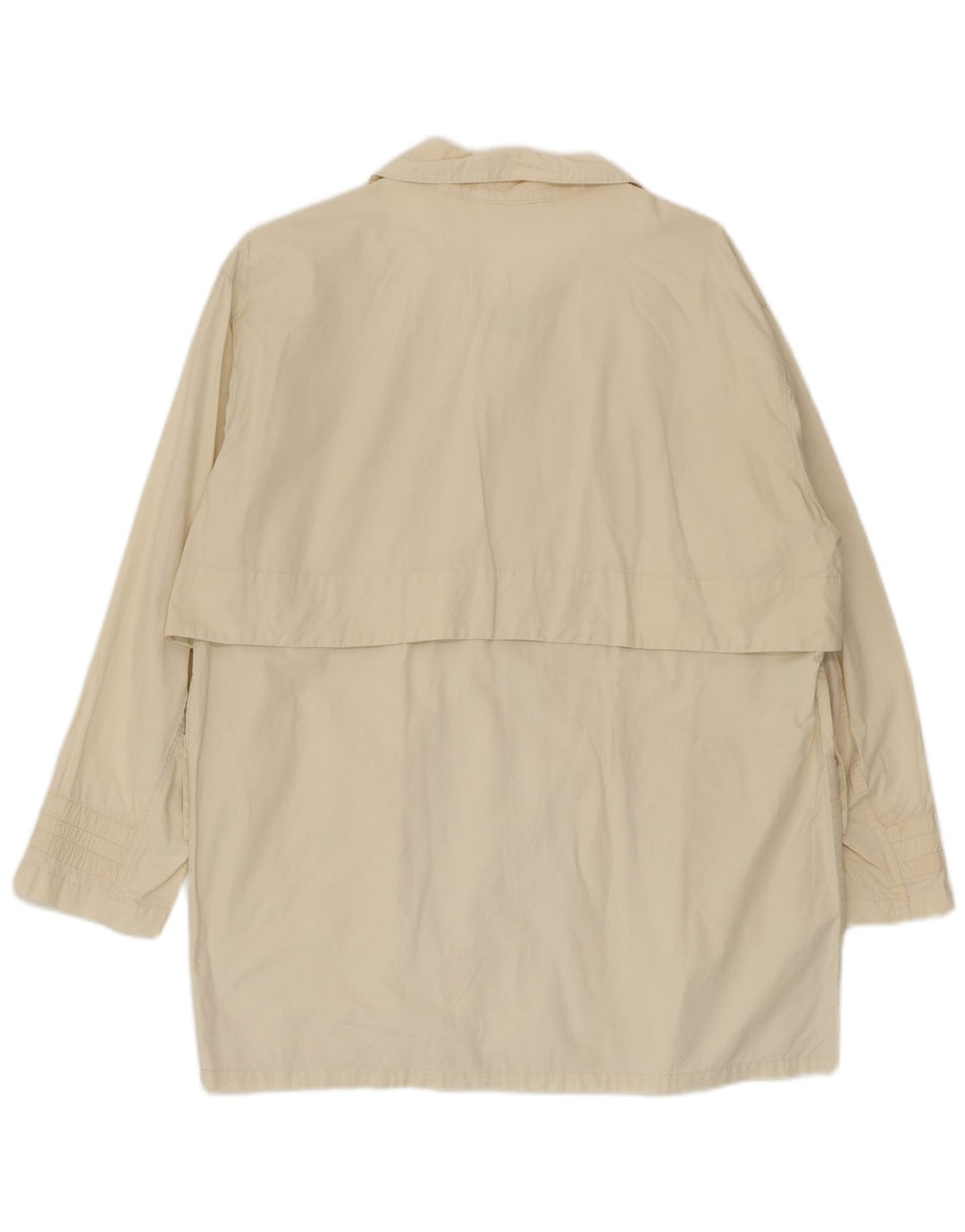 Trench corto da donna Belfe IT 42 cotone bianco sporco medio