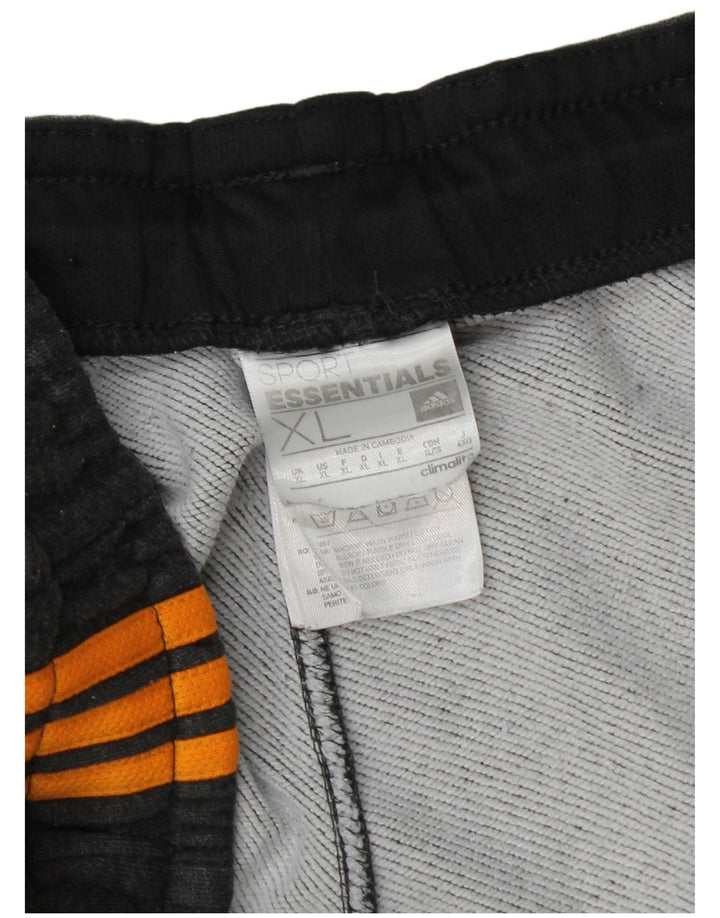 Pantaloni da tuta Adidas Climalite da uomo XL poliestere grigio