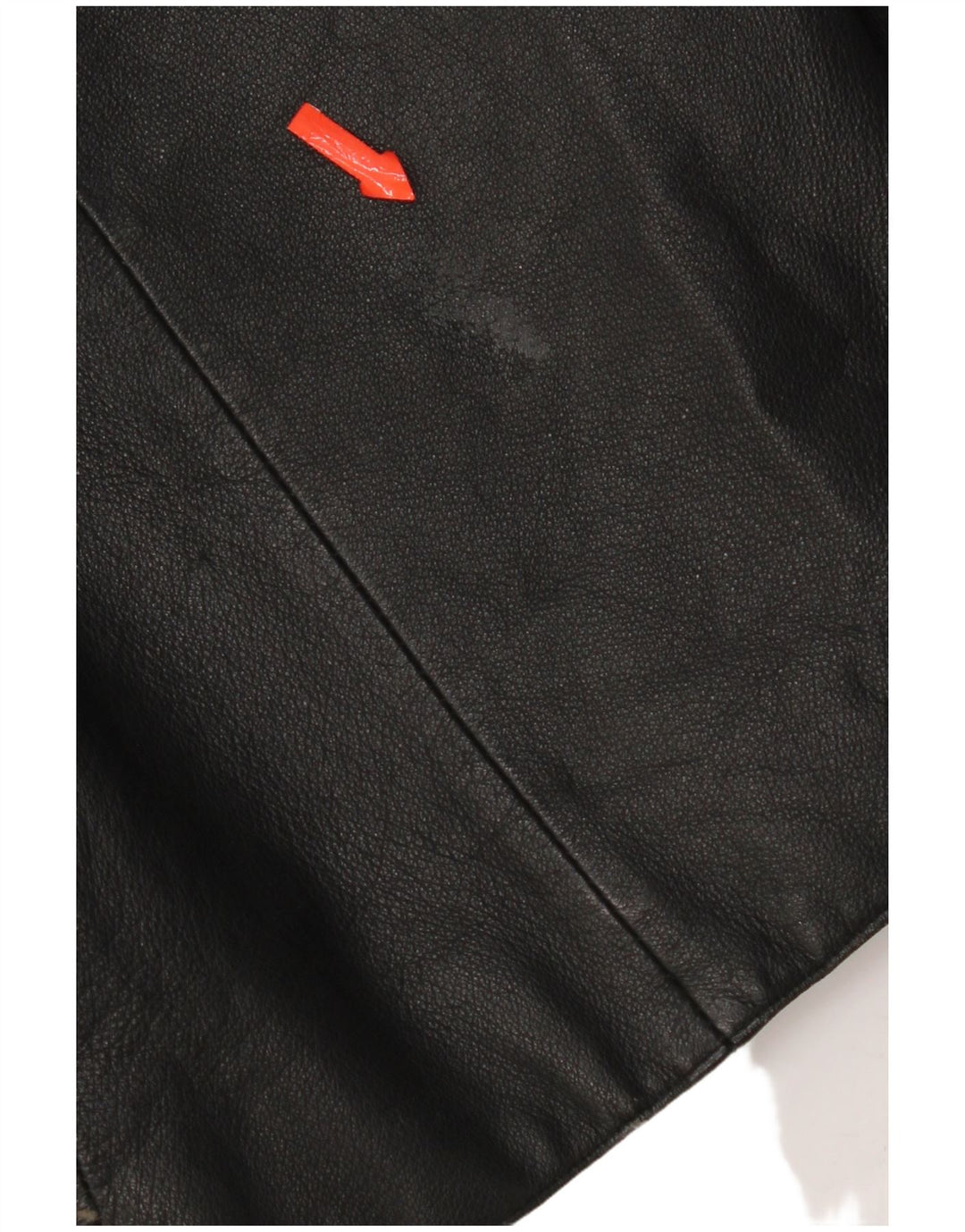 Cappotto in pelle da uomo Angelo Litrico UK 38 Pelle nera media