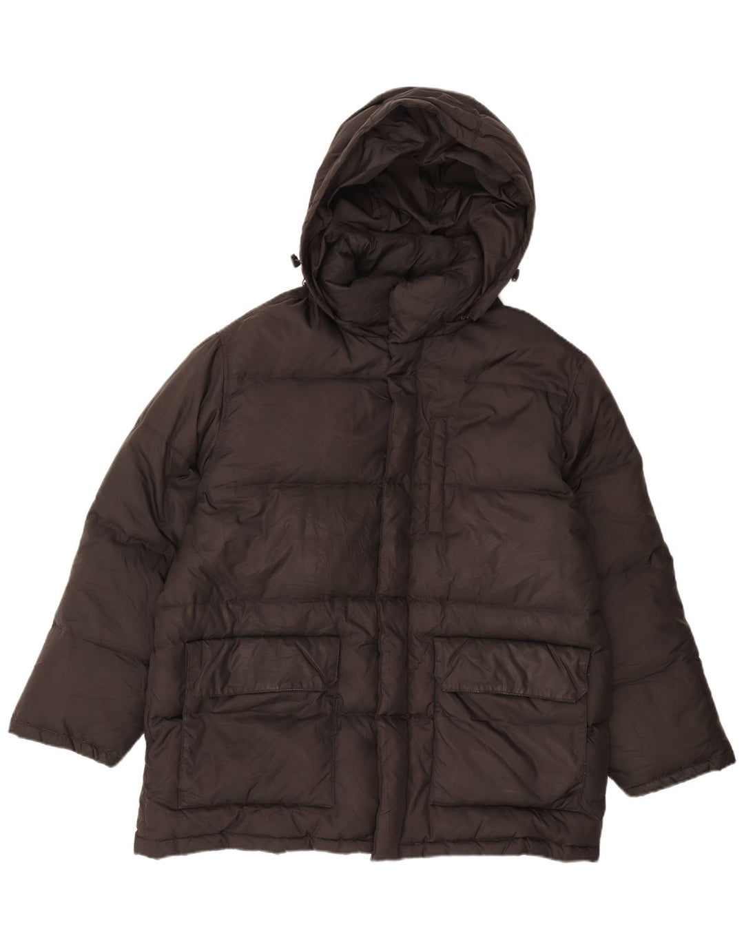 Giacca imbottita con cappuccio da uomo Belfe UK 40 grande poliestere nero