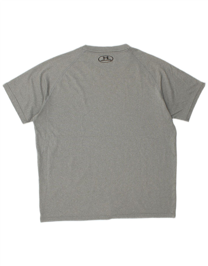 Maglietta da uomo UNDER ARMOUR Heat Gear Top grigio medio
