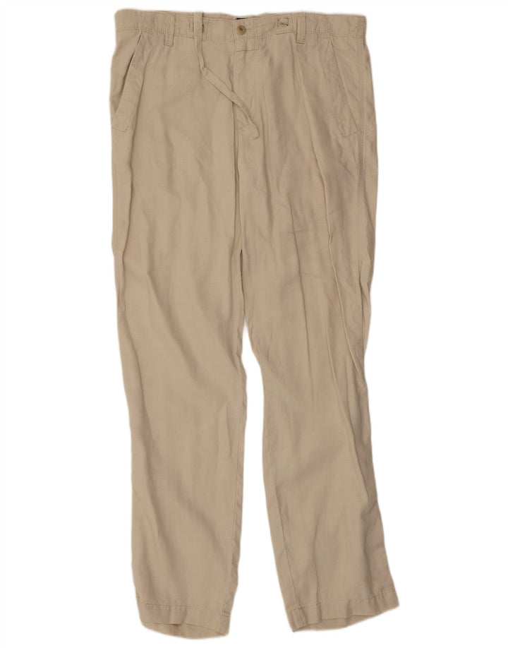 Pantaloni chino comfort fit da uomo HUGO BOSS IT 50 Large W38 L33 Beige