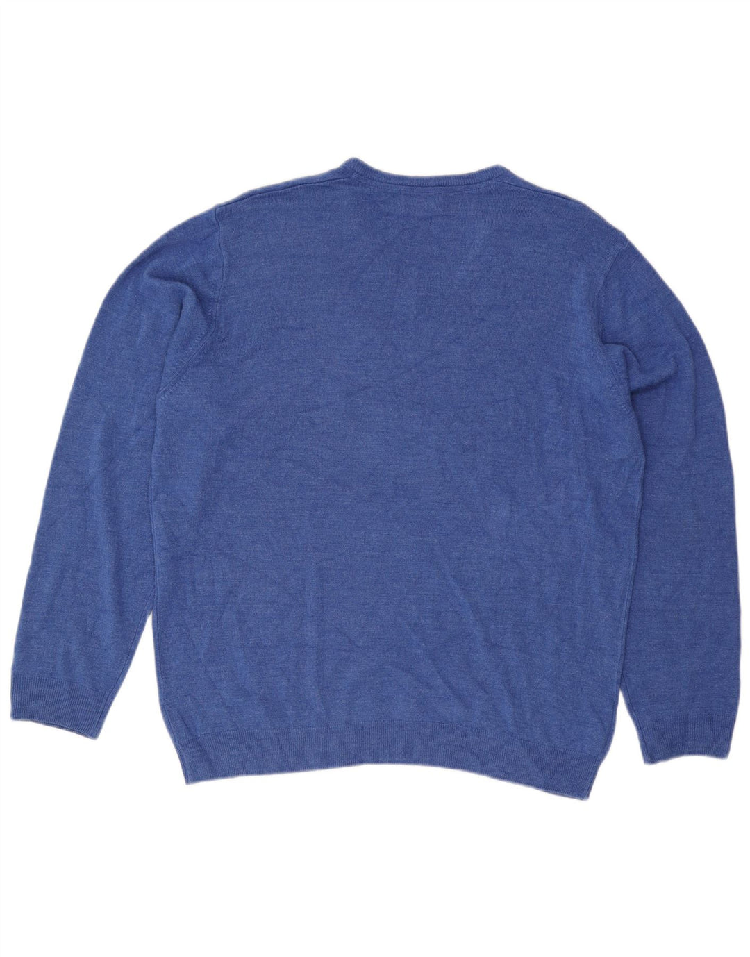 Maglione da uomo con scollo a V Marks & Spencer 2XL acrilico blu