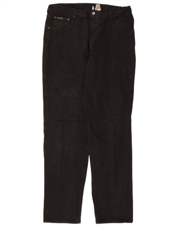 Jeans dritti da uomo Calvin Klein W38 L34 cotone nero