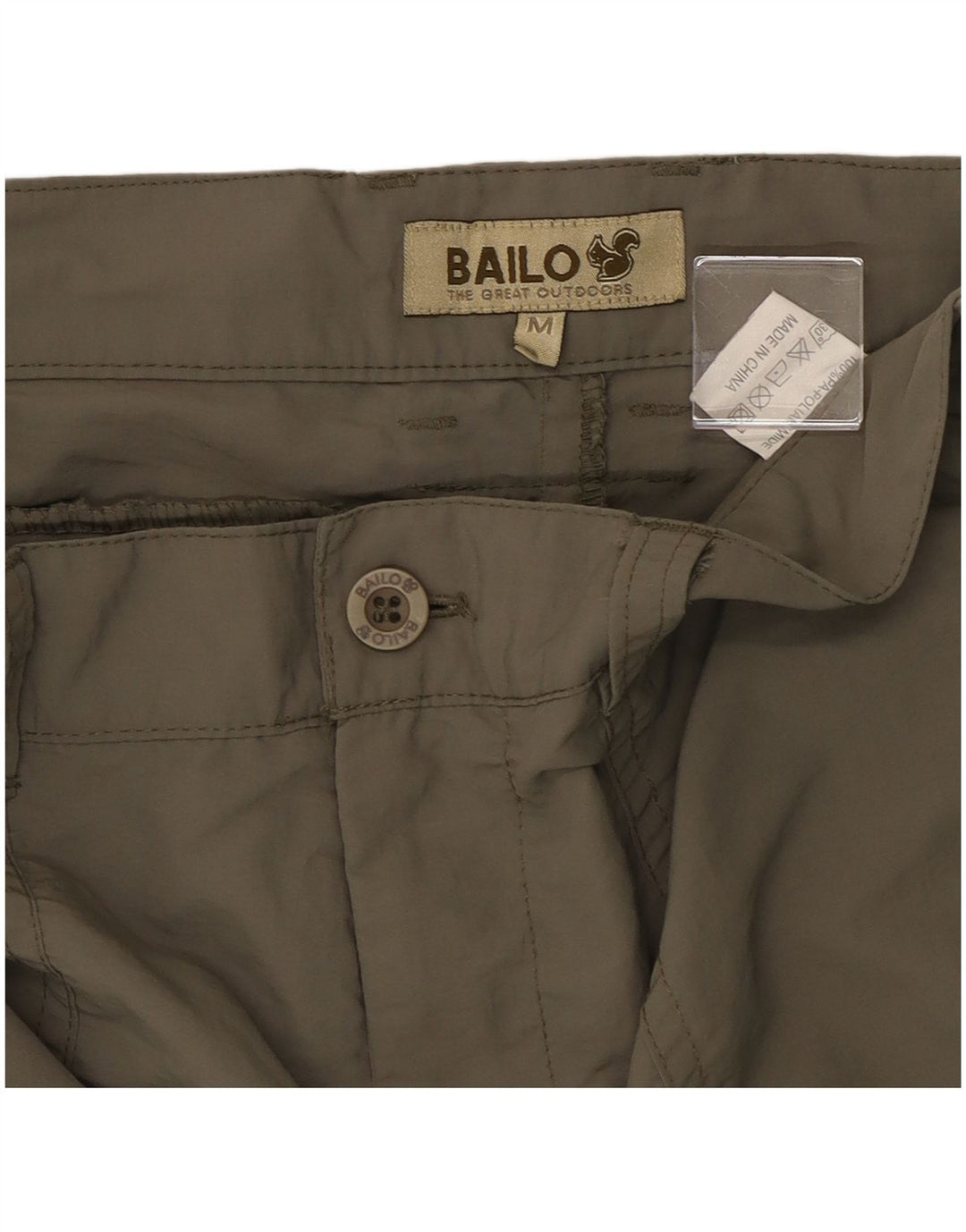 Pantaloni cargo dritti da donna Bailo medi W30 L28 poliammide kaki