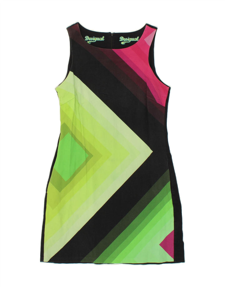 DESIGUAL Womens Sheath Dress EU 42 Large Multicoloured Argyle/Diamond Vintage Desigual and Second-Hand Desigual from Messina Hembry 