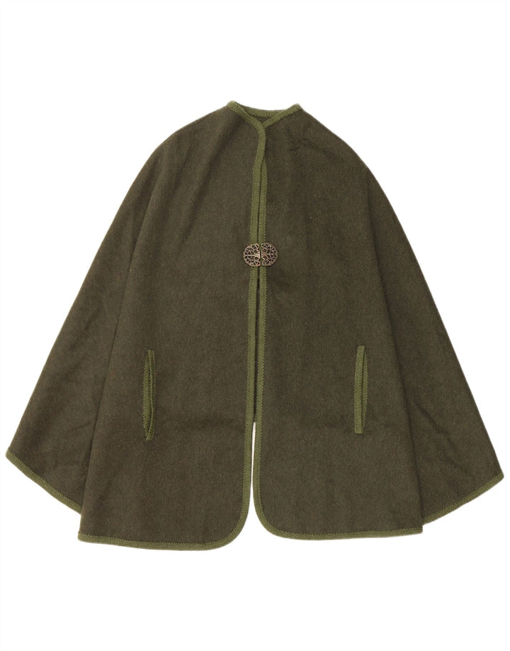 Cappotto a mantella da donna Steinbock EU 40 Lana verde medio