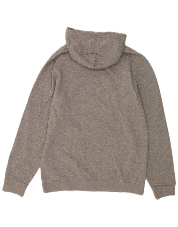 Felpa con cappuccio grafica Champion da uomo New York, grande in cotone grigio