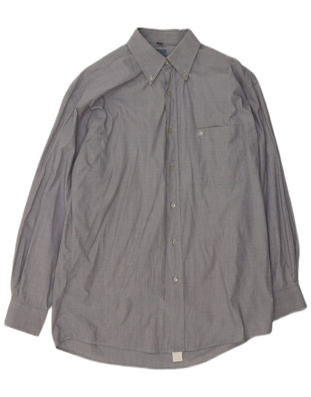 Camicia da uomo Kenzo taglia 39 15 1/2 cotone grigio medio