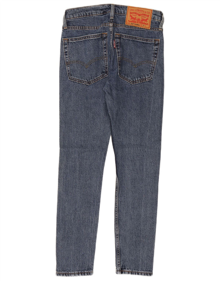 LEVI'S Womens 519 Skinny Jeans W31 L29 Blue Cotton