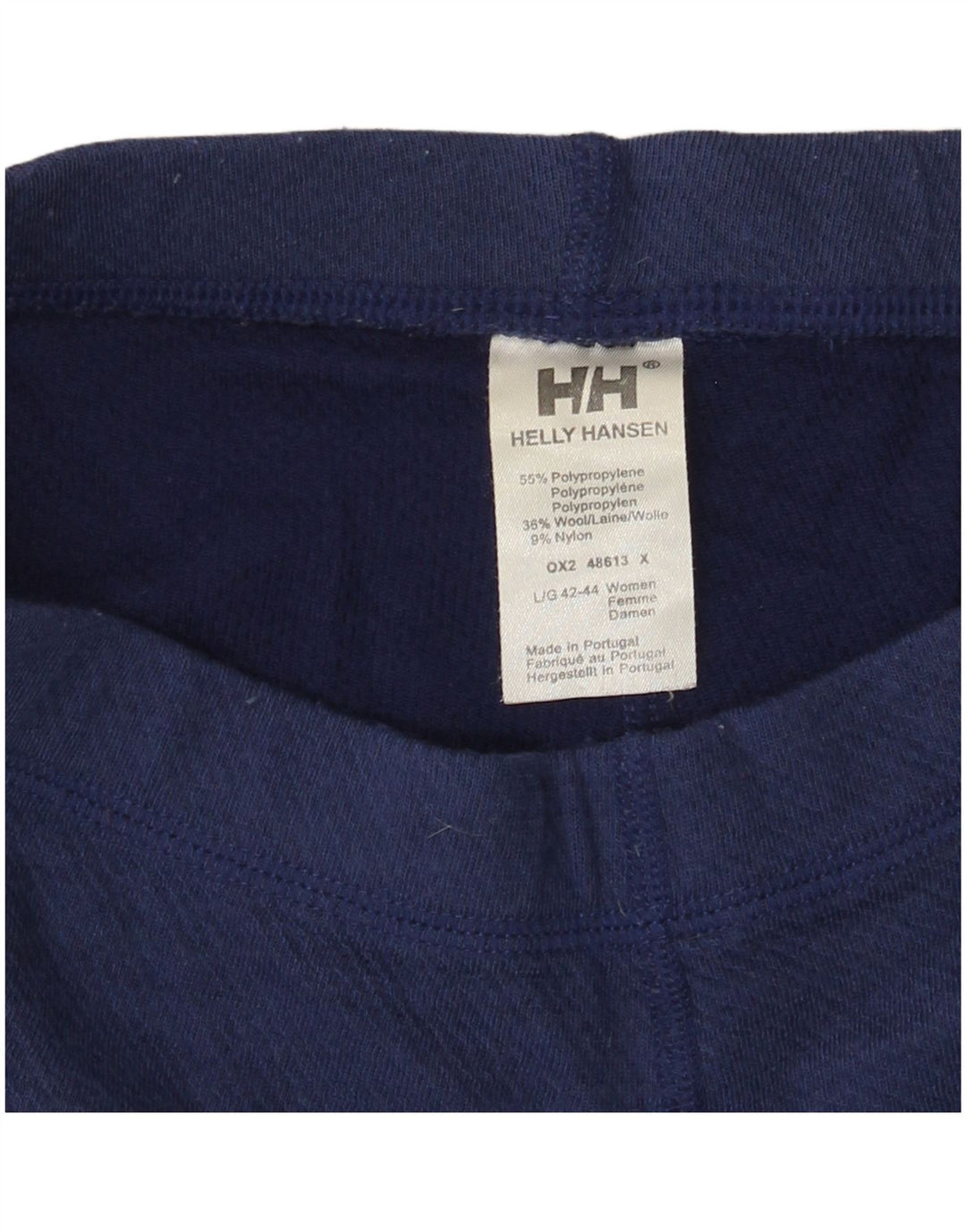 Leggings da donna Helly Hansen UK 14 Large Blu Navy Polipropilene