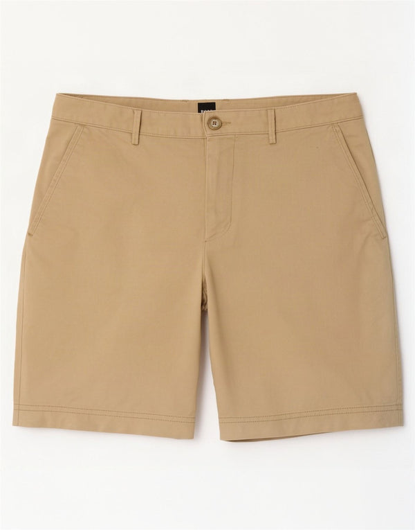 Pantaloncini chino da uomo Hugo Boss IT 46 Small W30 Cotone beige