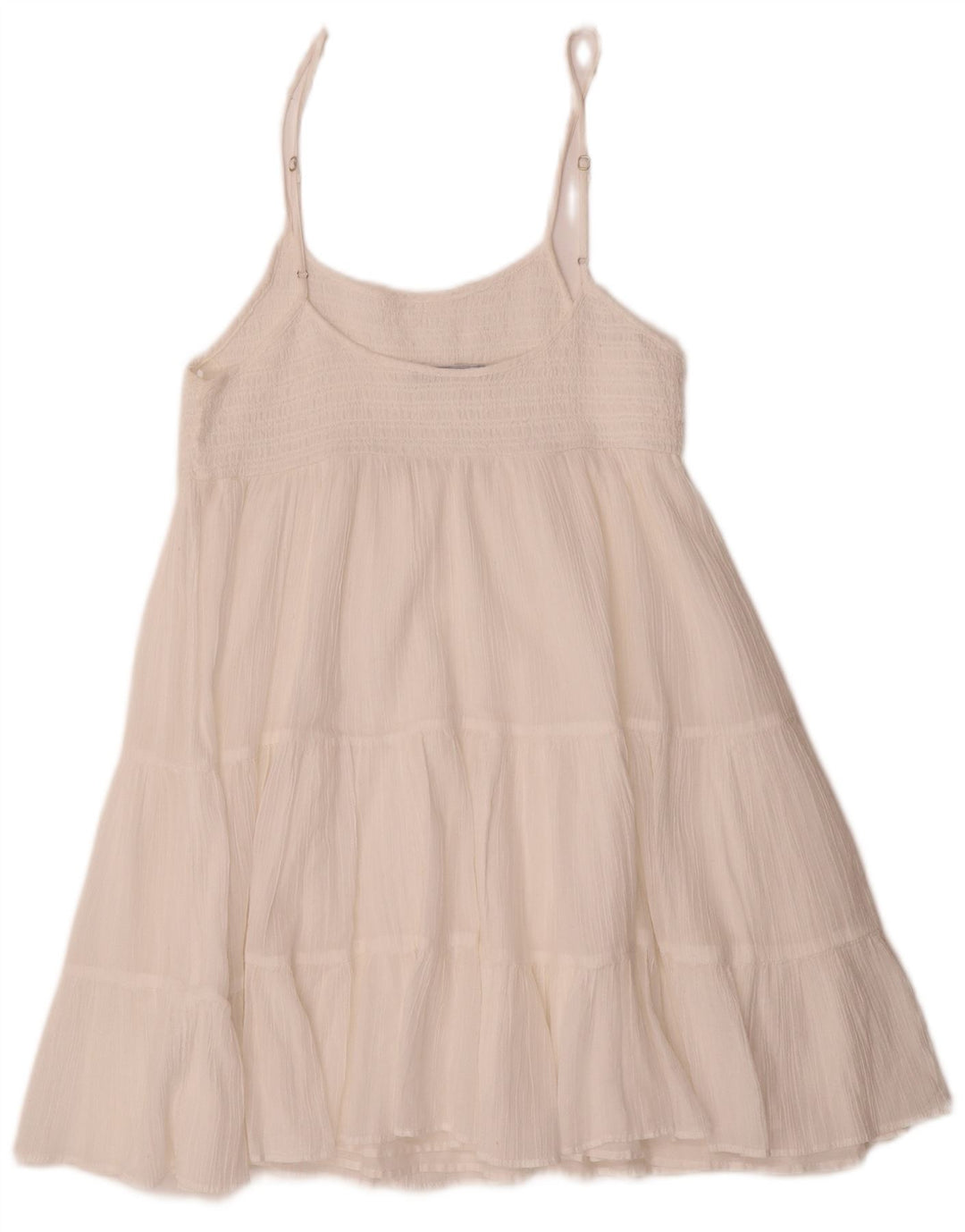 Prendisole da donna Zara UK 12 poliestere bianco medio