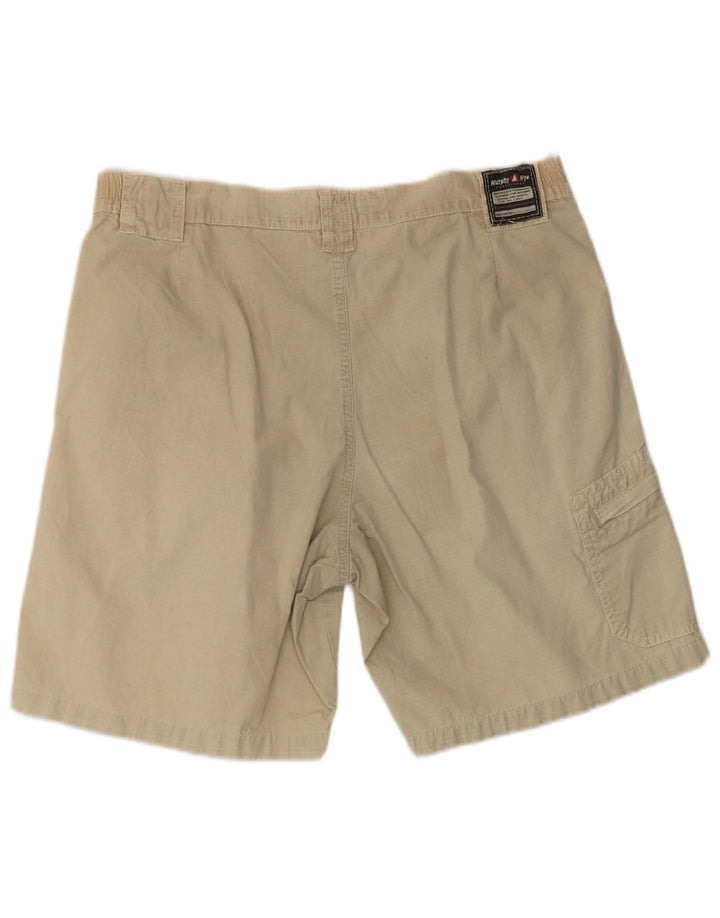 Pantaloncini cargo da uomo MURPHY & NYE W36 grandi in cotone beige