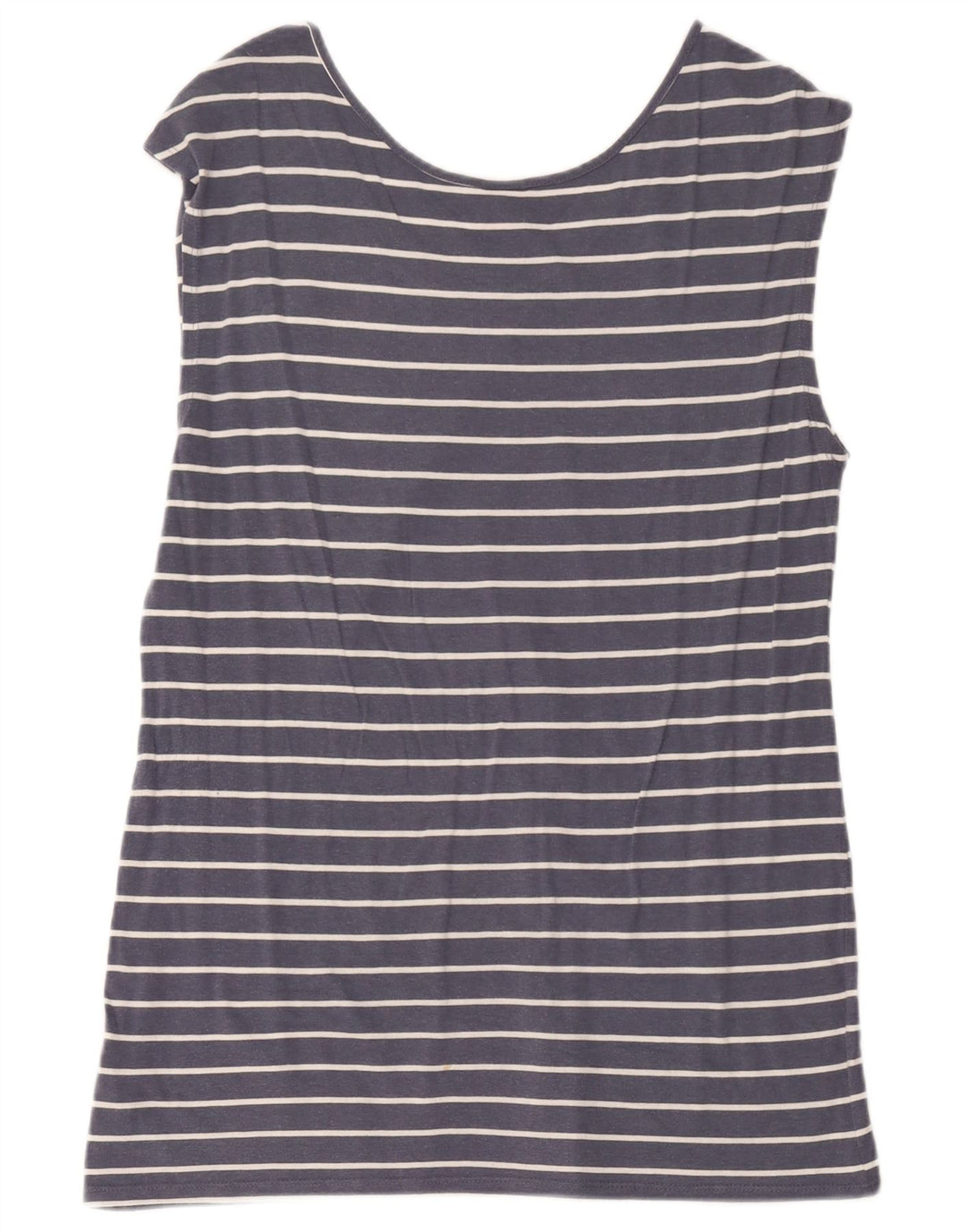 Canotta da donna Puma UK 16 grande cotone a righe blu navy