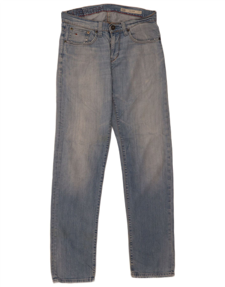 Tommy Hilfiger Uomo Sin Slim Jeans W31 L34 Blu Cotone