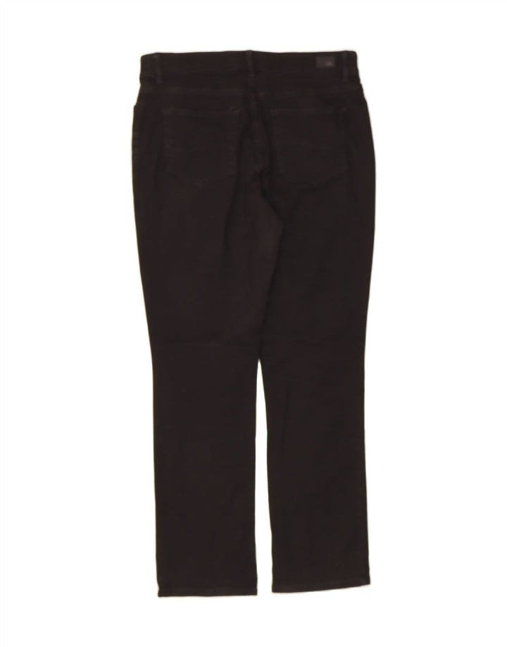 LEE Womens Straight Jeans US 12 Large W34 L31 Black Cotton Vintage Lee and Second-Hand Lee from Messina Hembry 