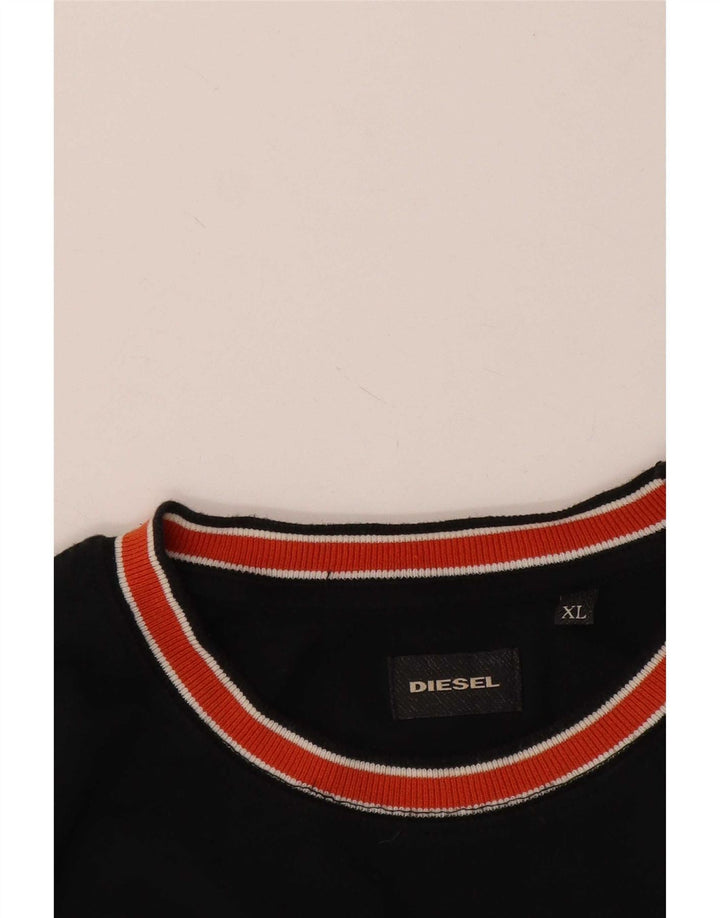 T-shirt da uomo Diesel Top XL Black Colourblock
