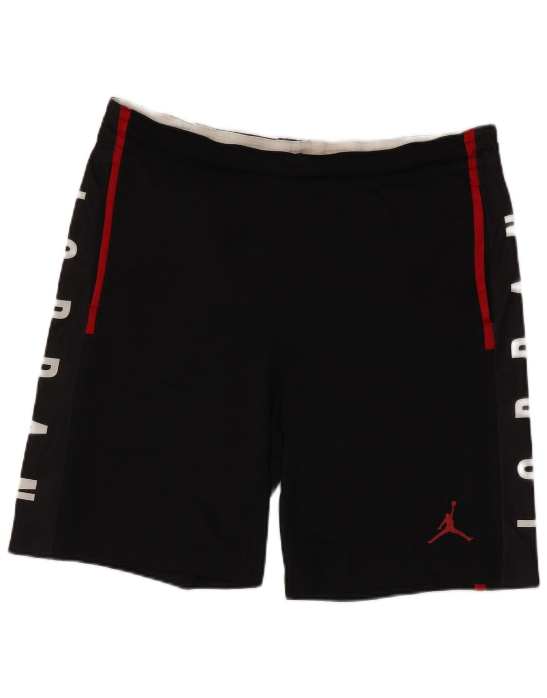 Pantaloncini sportivi Jordan Dri Fit Graphic da uomo, poliestere color block medio nero