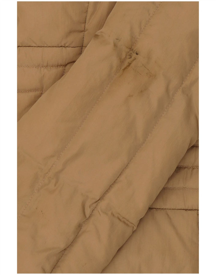 Cappotto imbottito da donna Moncler taglia 2 medio beige in poliammide