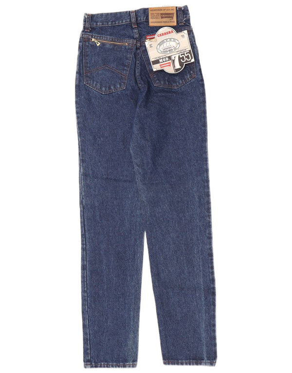 Jeans affusolati a vita alta da donna Carrera IT 42 medio W27 L31 cotone blu