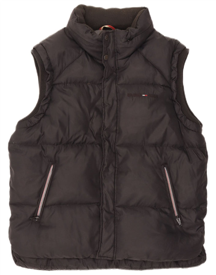 Gilet imbottito da uomo Tommy Hilfiger UK 42 XL nylon nero