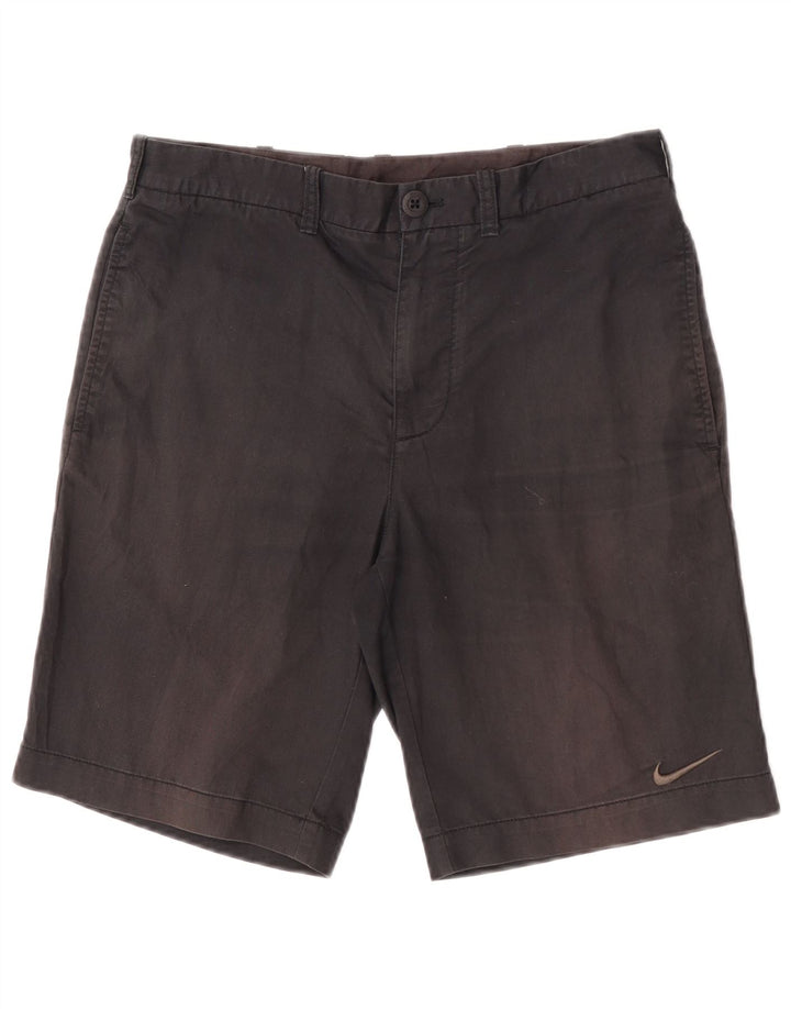 Pantaloncini chino Nike da uomo piccoli W28 in cotone nero