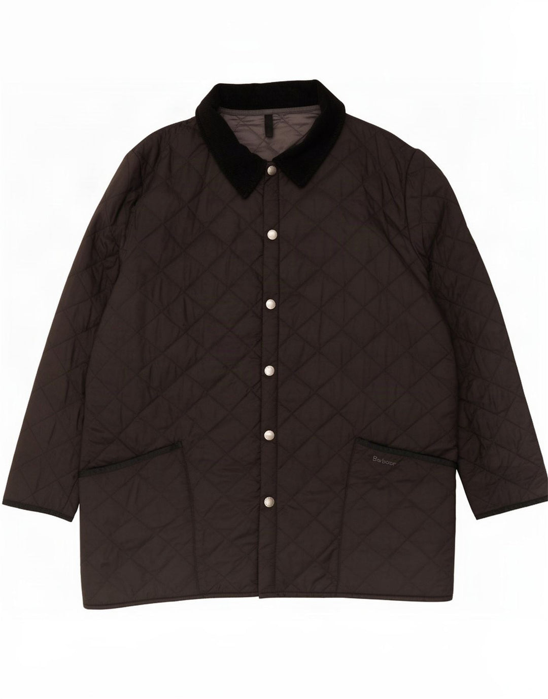 Cappotto trapuntato da uomo Barbour UK 44 XL nero in poliammide