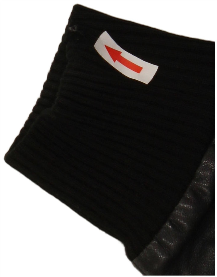 Giacca in pelle corta da donna Sasch UK 14 media nera