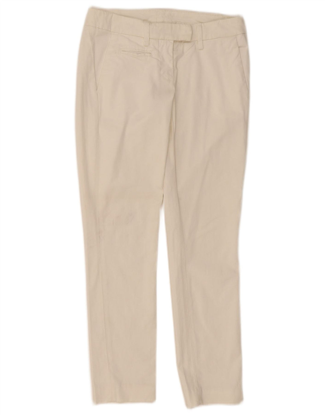 Pantaloni chino slim da donna Dondup W26 L27 cotone bianco