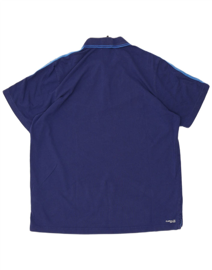 Polo ADIDAS da uomo Clima 365 XL in cotone blu navy