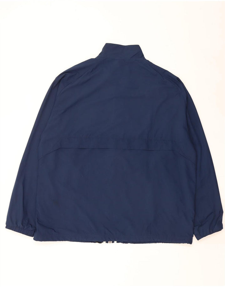 Giacca antipioggia Adidas Climalite da uomo UK 42 XL poliestere blu navy