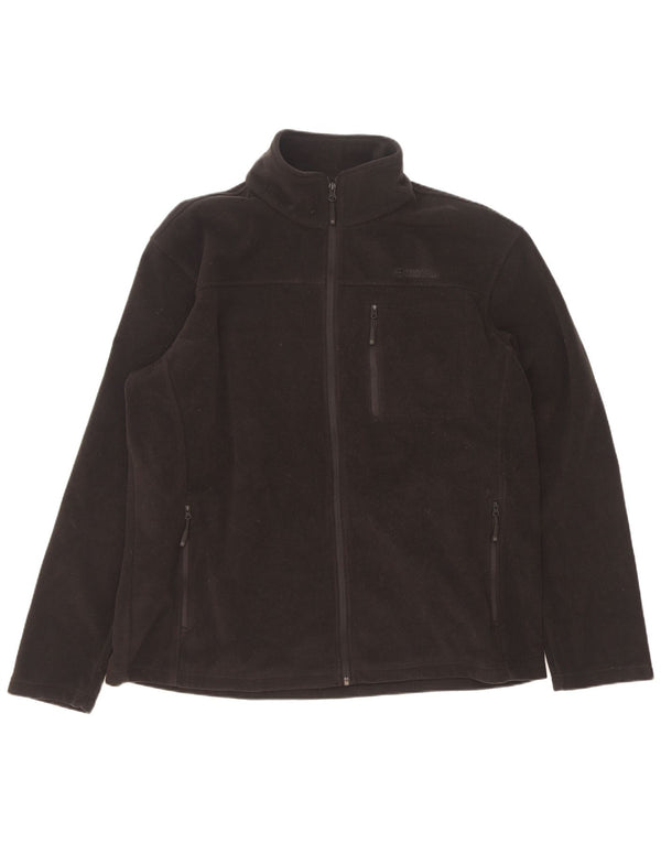 Giacca in pile da uomo Mountain Warehouse UK 44 2XL Poliestere nero