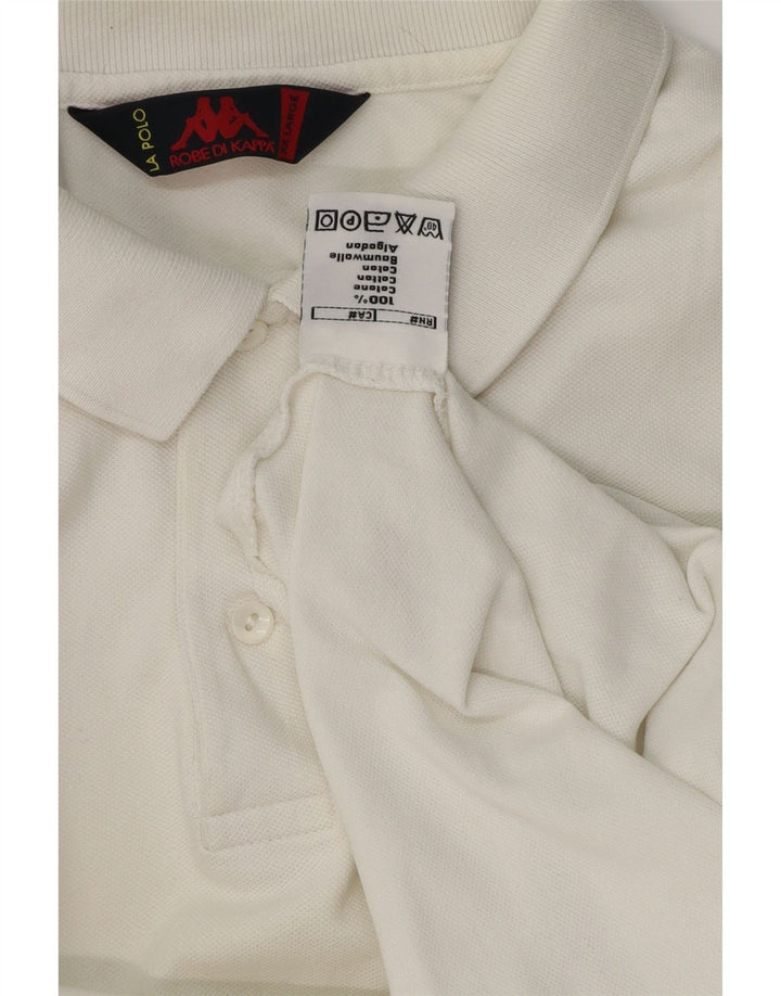 Polo Kappa Uomo 2XL Cotone Bianco