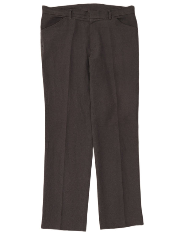 Pantaloni casual dritti da uomo Farah W36 L34 Grigi